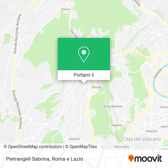 Mappa Pietrangeli Sabrina