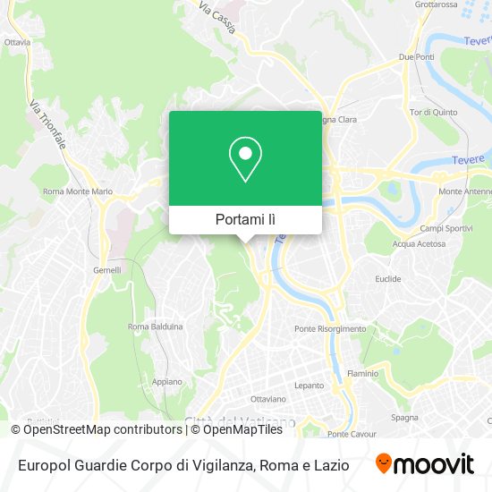 Mappa Europol Guardie Corpo di Vigilanza