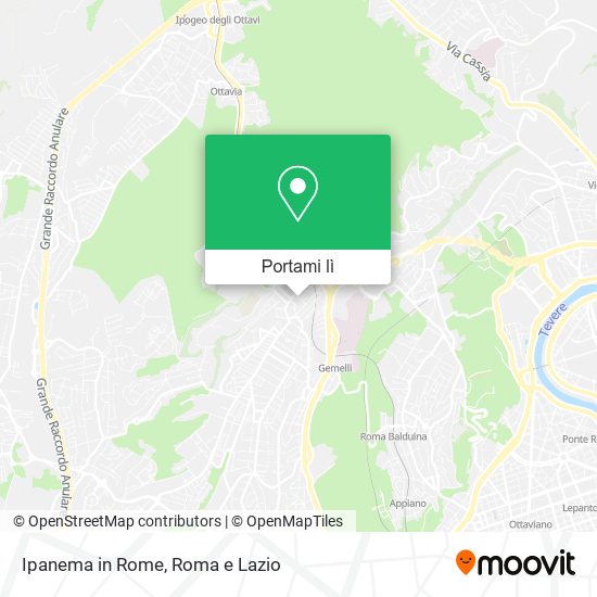Mappa Ipanema in Rome