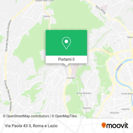 Mappa Via Paola 43 II