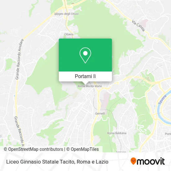 Mappa Liceo Ginnasio Statale Tacito
