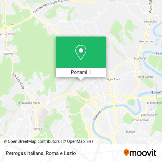 Mappa Petrogas Italiana