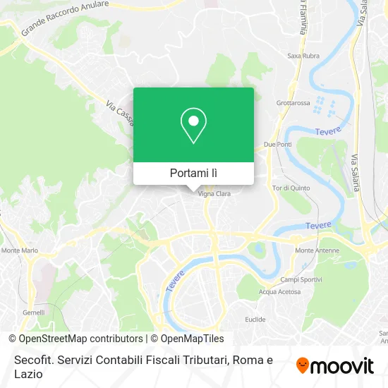 Mappa Secofit. Servizi Contabili Fiscali Tributari