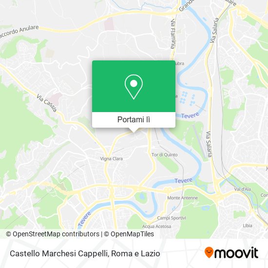 Mappa Castello Marchesi Cappelli