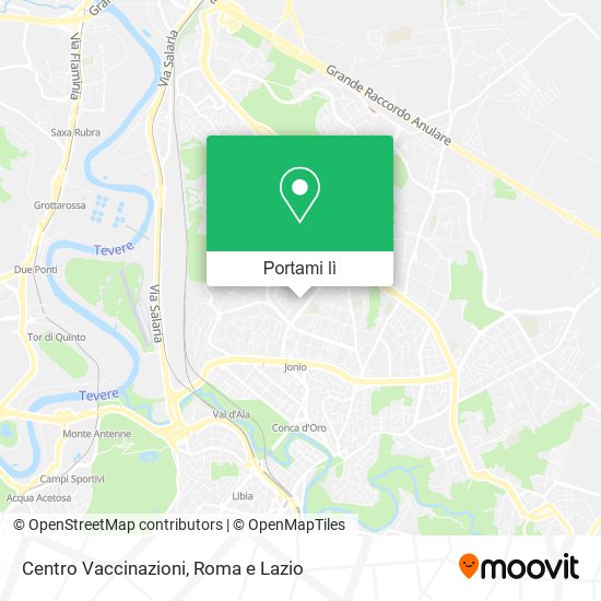 Mappa Centro Vaccinazioni