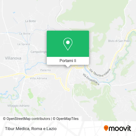 Mappa Tibur Medica