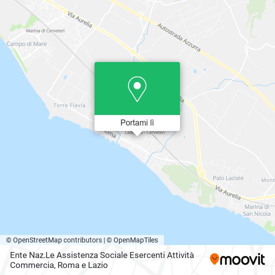 Mappa Ente Naz.Le Assistenza Sociale Esercenti Attività Commercia