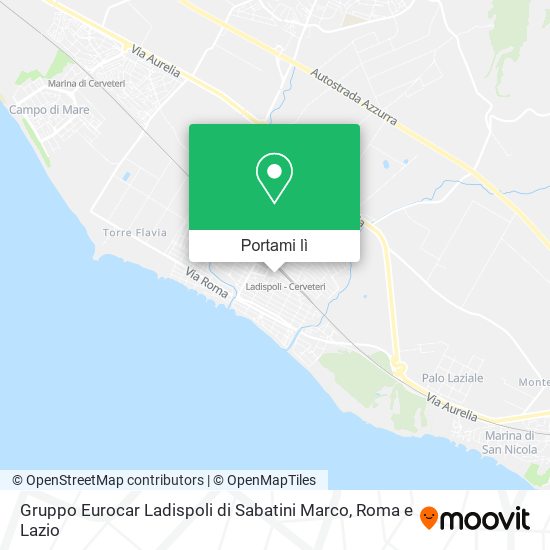 Mappa Gruppo Eurocar Ladispoli di Sabatini Marco