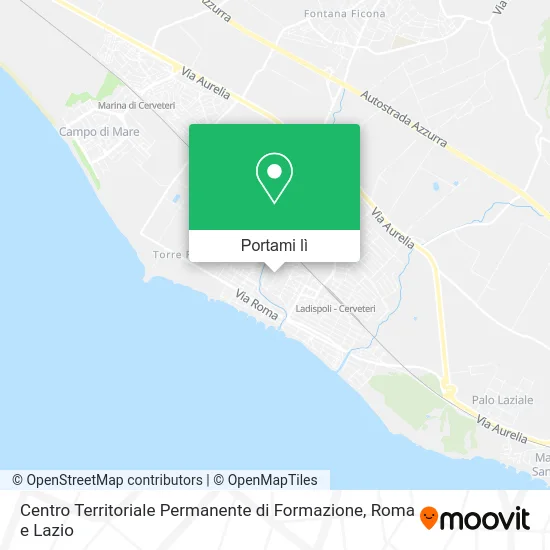 Mappa Centro Territoriale Permanente di Formazione