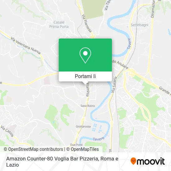 Mappa Amazon Counter-80 Voglia Bar Pizzeria