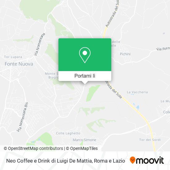 Mappa Neo Coffee e Drink di Luigi De Mattia