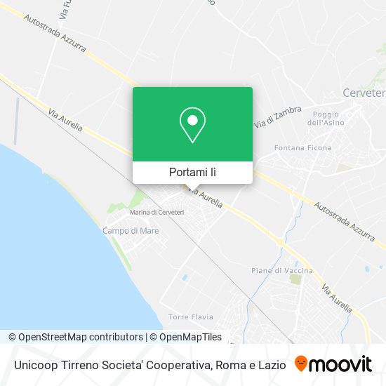 Mappa Unicoop Tirreno Societa' Cooperativa
