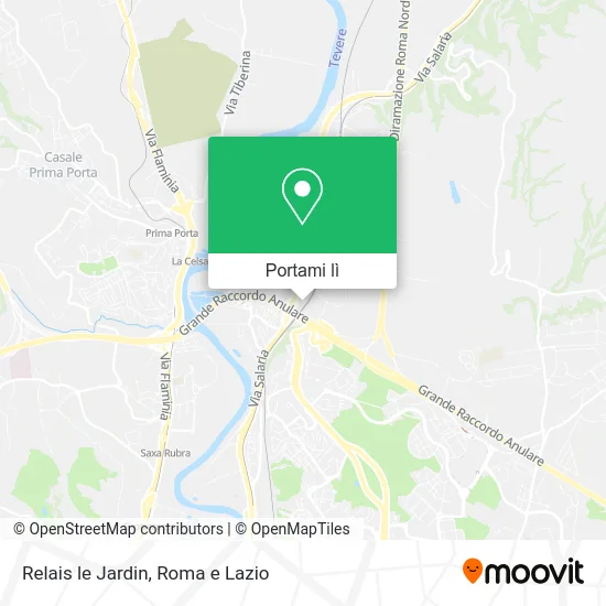 Mappa Relais le Jardin