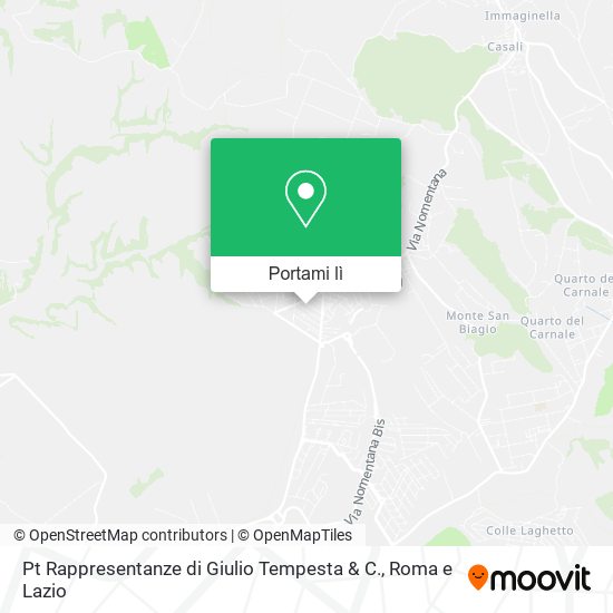 Mappa Pt Rappresentanze di Giulio Tempesta & C.
