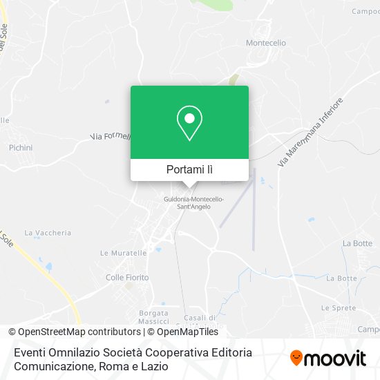 Mappa Eventi Omnilazio Società Cooperativa Editoria Comunicazione