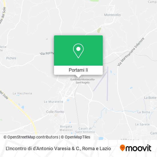 Mappa L'Incontro di d'Antonio Varesia & C.