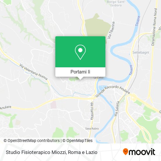 Mappa Studio Fisioterapico Miozzi