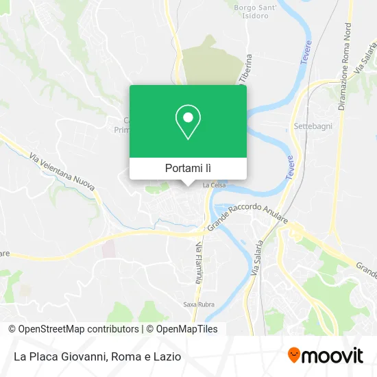 Mappa La Placa Giovanni