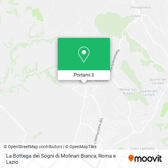 Mappa La Bottega dei Sogni di Molinari Bianca