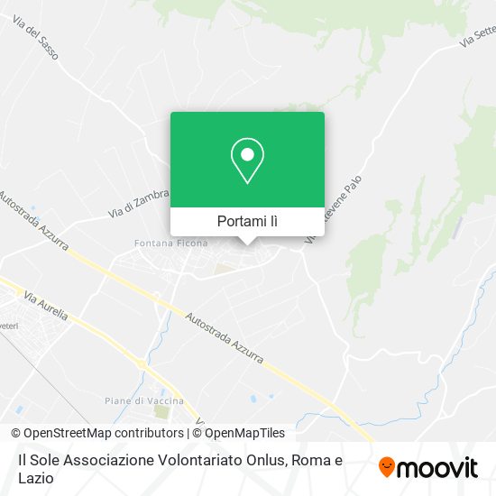Mappa Il Sole Associazione Volontariato Onlus