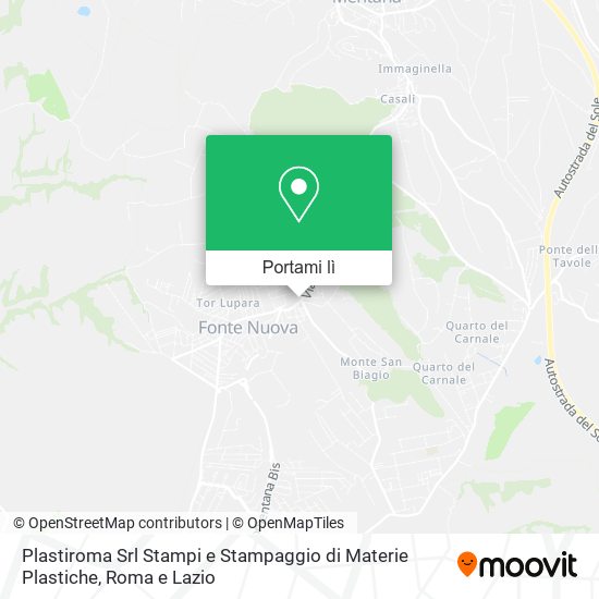 Mappa Plastiroma Srl Stampi e Stampaggio di Materie Plastiche