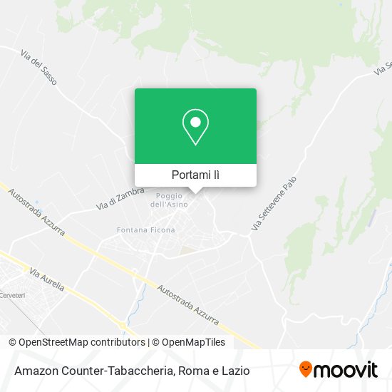 Mappa Amazon Counter-Tabaccheria