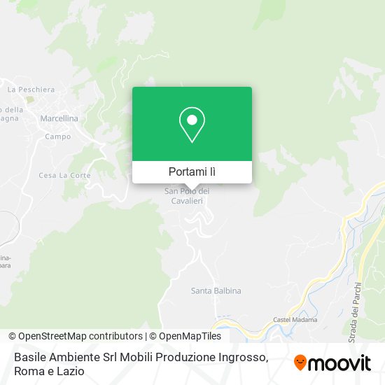Mappa Basile Ambiente Srl Mobili Produzione Ingrosso