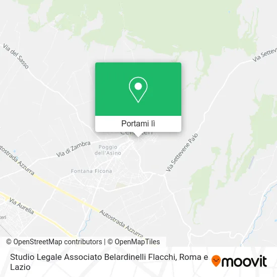 Mappa Studio Legale Associato Belardinelli Flacchi