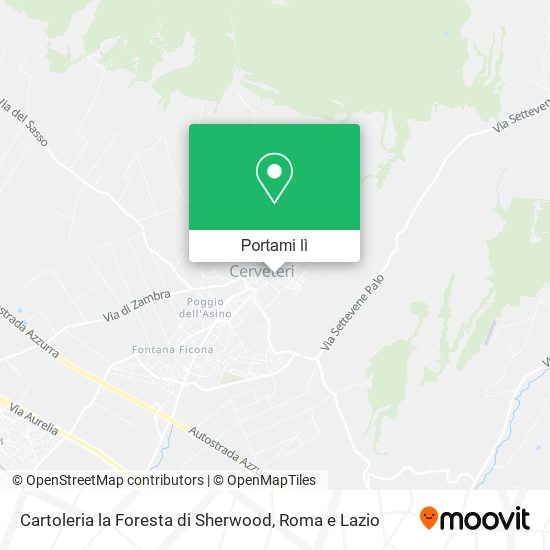Mappa Cartoleria la Foresta di Sherwood