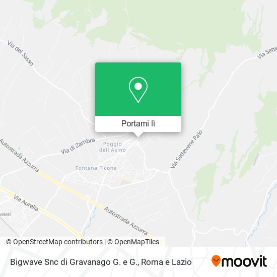 Mappa Bigwave Snc di Gravanago G. e G.