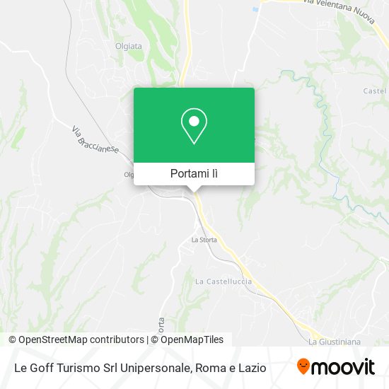 Mappa Le Goff Turismo Srl Unipersonale