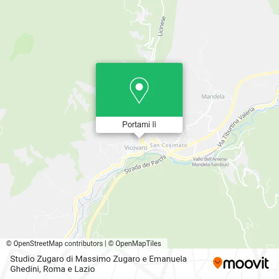 Mappa Studio Zugaro di Massimo Zugaro e Emanuela Ghedini