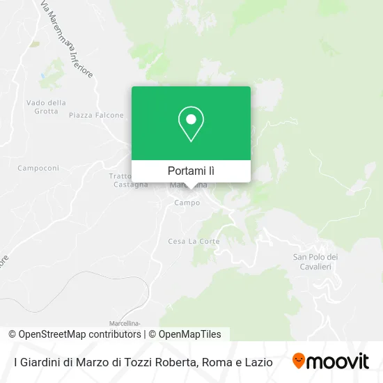 Mappa I Giardini di Marzo di Tozzi Roberta