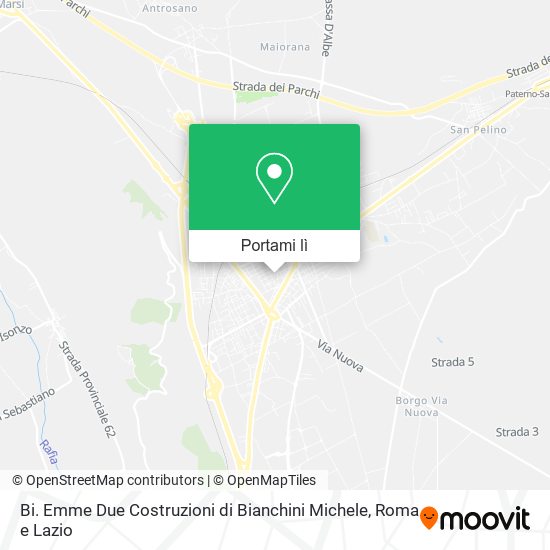 Mappa Bi. Emme Due Costruzioni di Bianchini Michele
