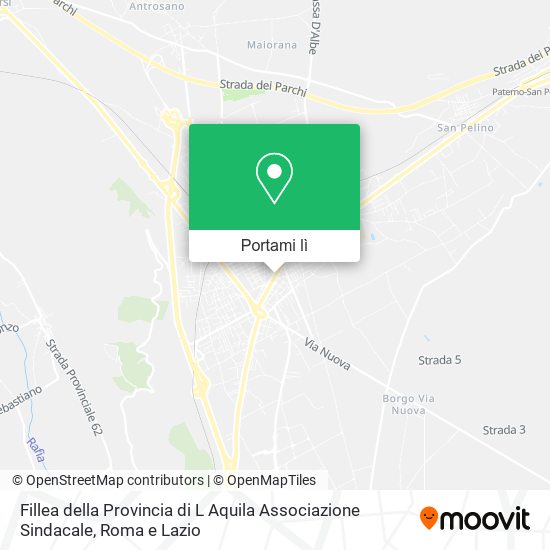Mappa Fillea della Provincia di L Aquila Associazione Sindacale