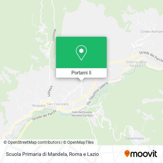 Mappa Scuola Primaria di Mandela