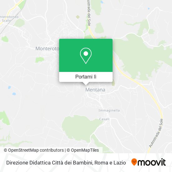 Mappa Direzione Didattica Città dei Bambini
