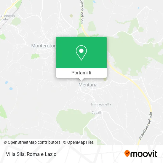 Mappa Villa Sila