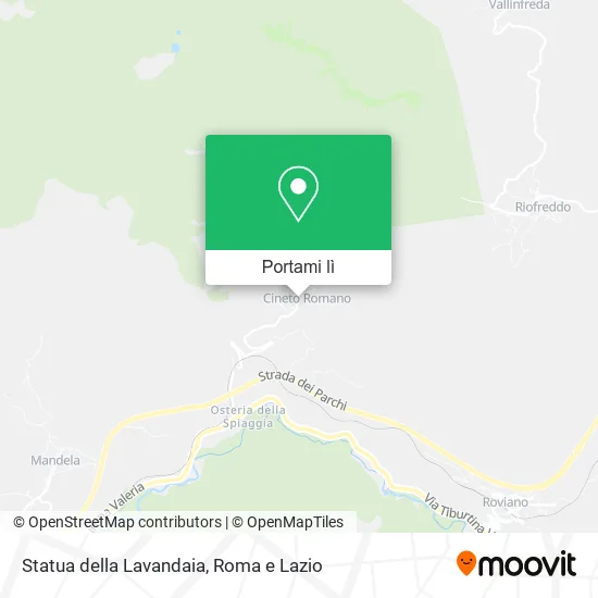Mappa Statua della Lavandaia