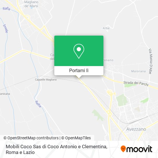 Mappa Mobili Coco Sas di Coco Antonio e Clementina
