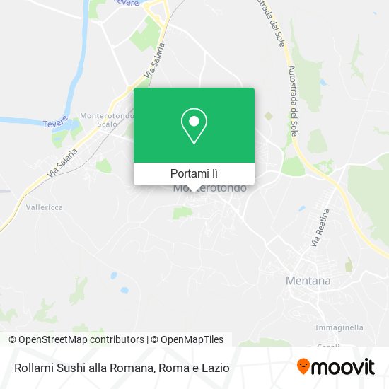 Mappa Rollami Sushi alla Romana