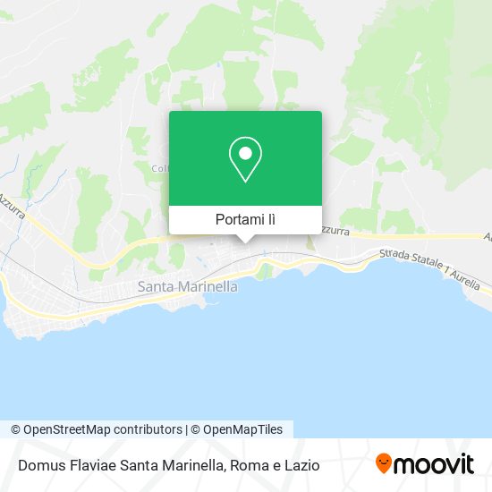 Mappa Domus Flaviae Santa Marinella