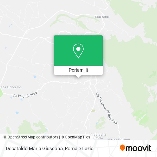 Mappa Decataldo Maria Giuseppa