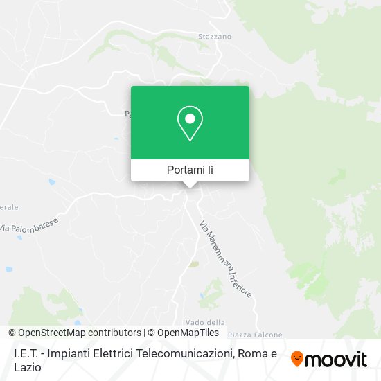 Mappa I.E.T. - Impianti Elettrici Telecomunicazioni