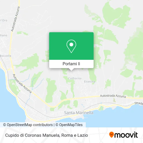 Mappa Cupido di Coronas Manuela