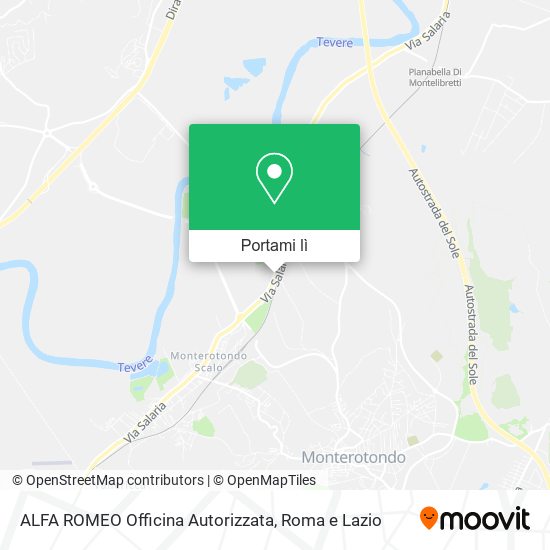 Mappa ALFA ROMEO Officina Autorizzata
