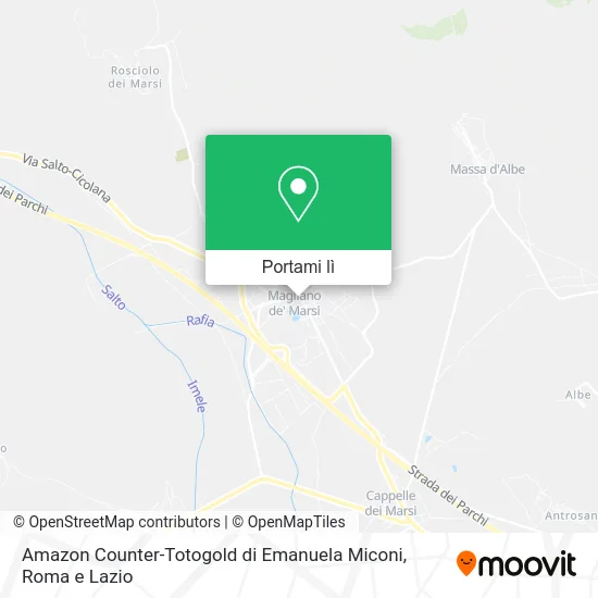 Mappa Amazon Counter-Totogold di Emanuela Miconi