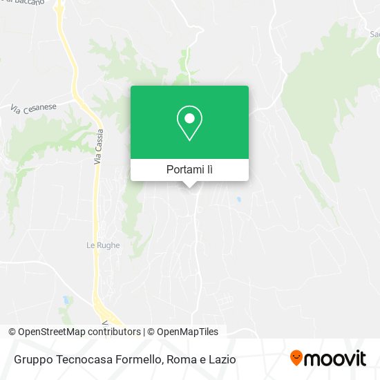 Mappa Gruppo Tecnocasa Formello