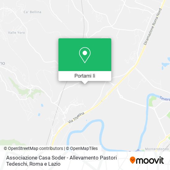 Mappa Associazione Casa Soder - Allevamento Pastori Tedeschi