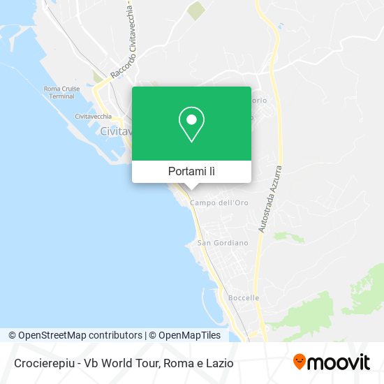 Mappa Crocierepiu - Vb World Tour